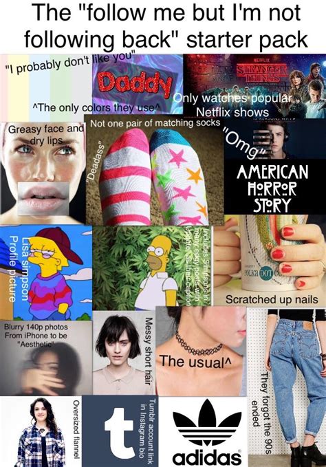 Instagram Girl Starterpack R Starterpacks