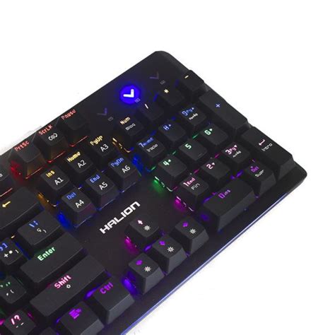 Teclado Gamer Halion Katana Ha K Led Rainbow Halion