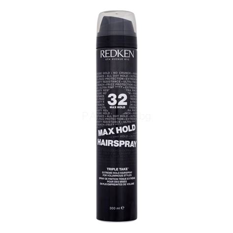 Redken Triple Take 32 Max Hold Hairspray Лакове за коса за жени ...