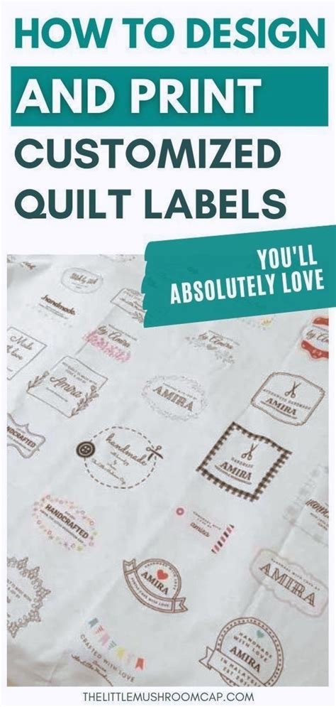 Personalized Quilt Labels Artofit