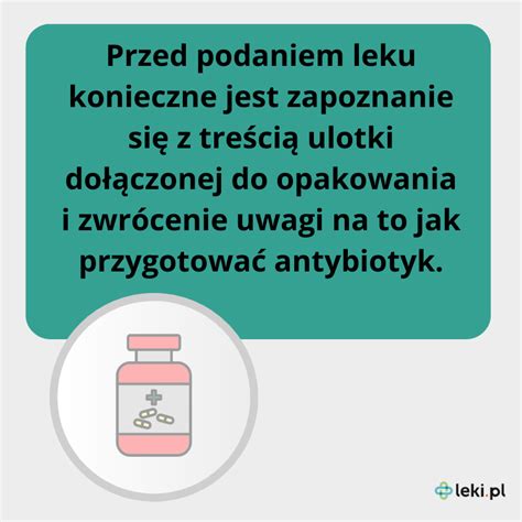 Jak przygotować antybiotyk dla dziecka leki pl