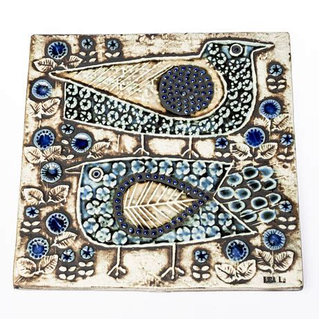 Lisa Larson Wall Relief Stoneware Gustavsberg Ceramics Porcelain