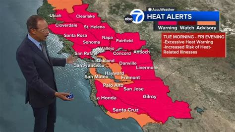 Accuweather Forecast Heatwave Starts Tomorrow Abc7 Bay Area Xumo Play