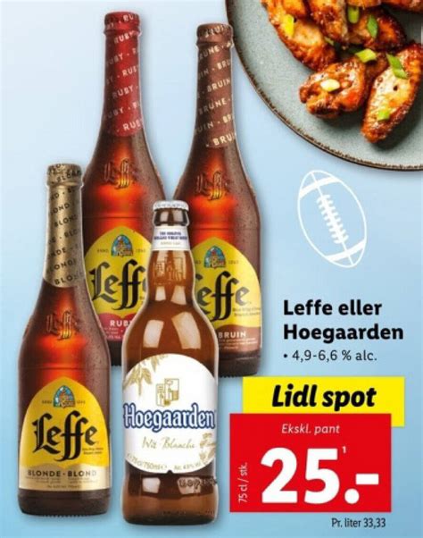 Leffe Eller Hoegaarden Tilbud Hos Lidl