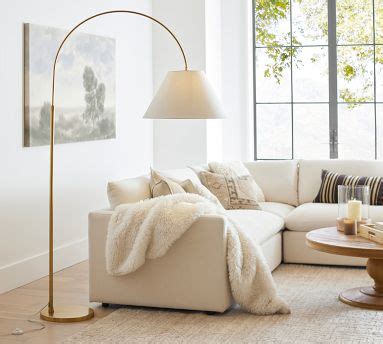 Sinclair Metal Arc Sectional Floor Lamp | Pottery Barn