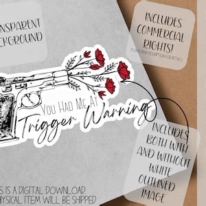 You Had Me At Trigger Warning Smut Romance Booktok Png Booktok Svg