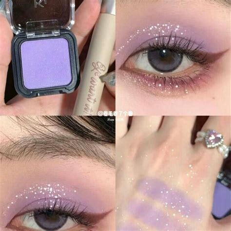 Pin On Make Up Purple Makeup Korean Eye Makeup Doll Eye Makeup