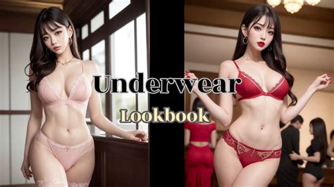 Ai Art Lookbook 4k Yellow Underwear Lingerie Fashion Show Ai Beauty