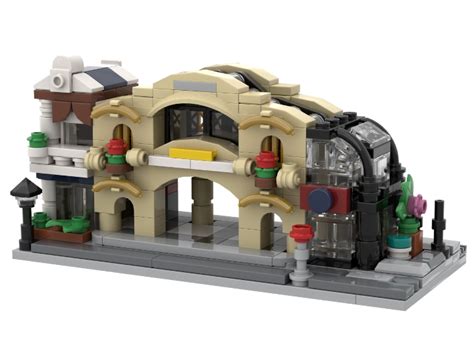 Micro Brick Cross Train Station From Bricklink Studio Bricklink