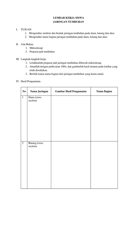 DOCX LKS Pengamatan Jar Tumbuhan Dan Hewan 2014 DOKUMEN TIPS