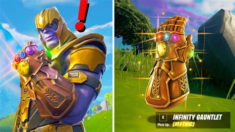 NEW Thanos In Season 7 Infinity Gauntlet Mythic Weapons Items