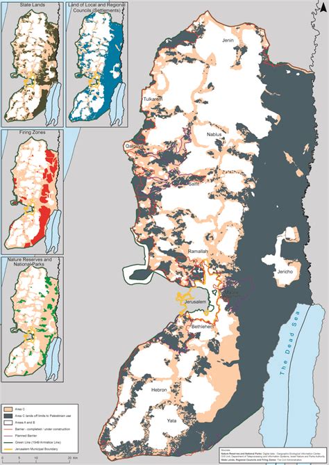 Maps 1967 To Present Palestine Portal