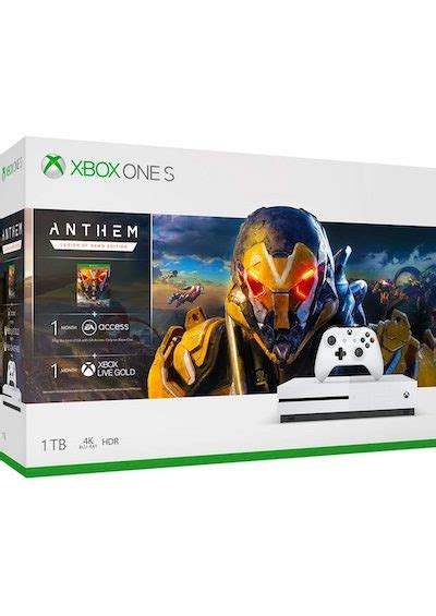 Microsoft Xbox One S Tb Console Anthem Bundle