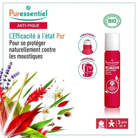 Puressentiel Anti Pique Roller Apaisant 5ml Pas Cher