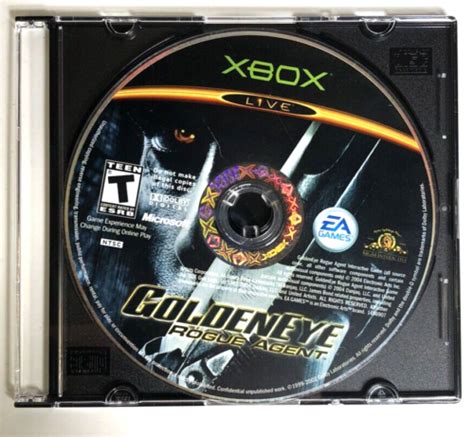 Goldeneye Rogue Agent Microsoft Xbox Original Tested Disc Only