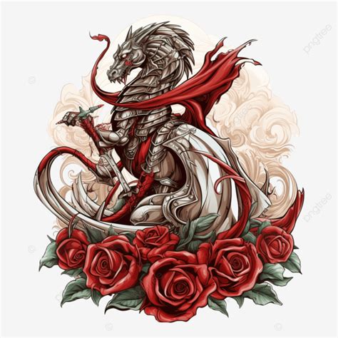 St George Slaying Dragon Tattoo Tattoo St George Saint George Png