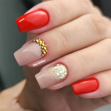 Unhas Decoradas Com Pedrarias 30 Inspirações Incríveis Para Arrasar