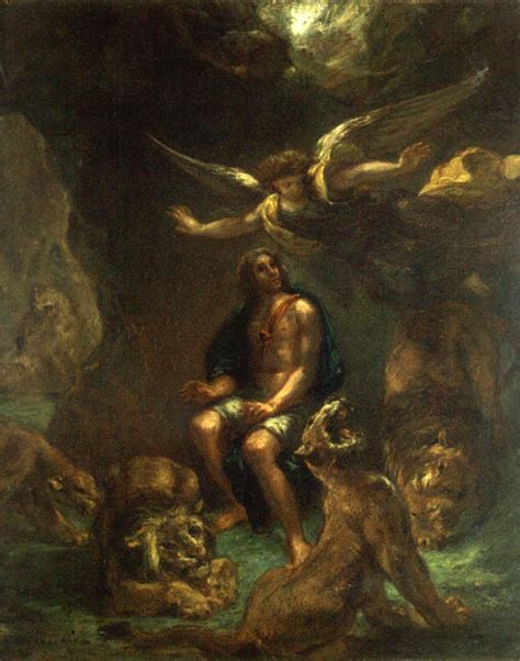 Eugene Delacroix Daniel Dans La Fosse Aux Lions 1853 6073 Cm