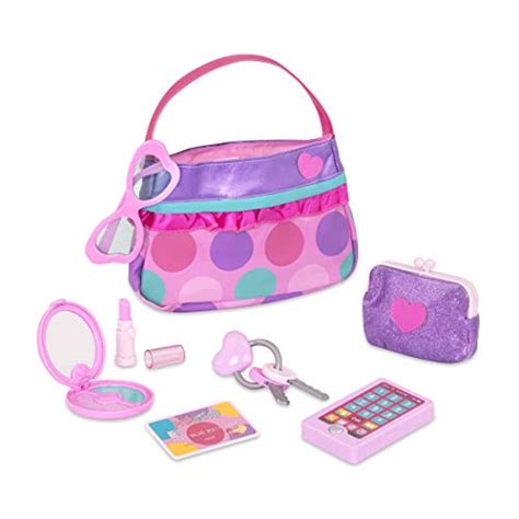 Play Circle By Battat Princess Purse Set 8 Piece Kids Play Purse