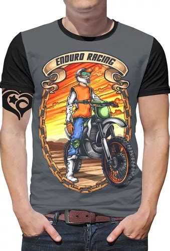 Camiseta Motocross Trilha Enduro Masculina Blusa Roupa Parcelamento