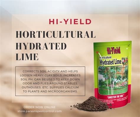 Horticultural Hydrated Lime | Clay soil, Soil ph, Lime