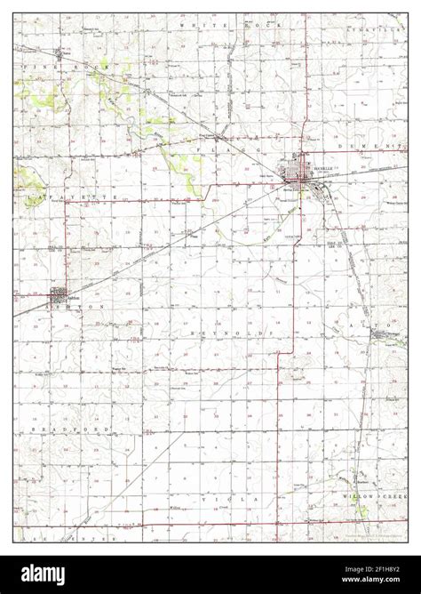 Rochelle Illinois Map Cut Out Stock Images And Pictures Alamy
