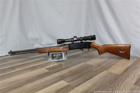 Winchester Model 190 Semi Auto Rimfire Rifle W Scope 22 S L Lr 20 Brl Semi Auto Rifles At