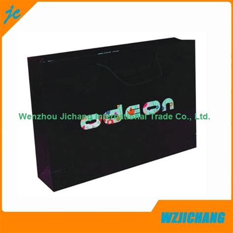 Gold Silver Foil Hot Stamping Embossing Logo Paper Bag Plastic Bag And Packaging Bag Price