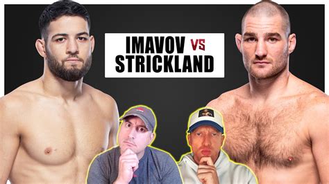 UFC Vegas 67 Sean Strickland Vs Nassourdine Imavov Prediction Bets