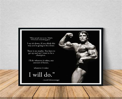 Arnold Schwarzenegger Poster Etsy