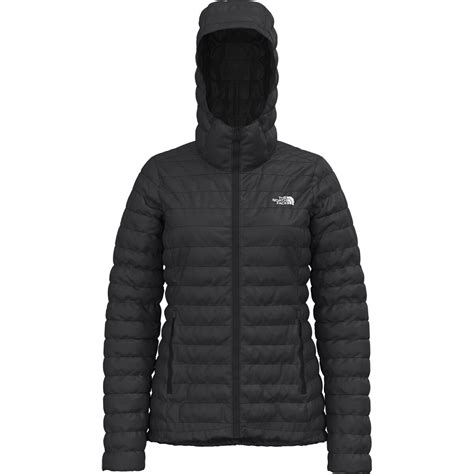 The North Face Stretch Down Hooded Jacket Womens Clothing