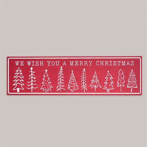 Merry Christmas Metal Wall Sign | Antique Farmhouse