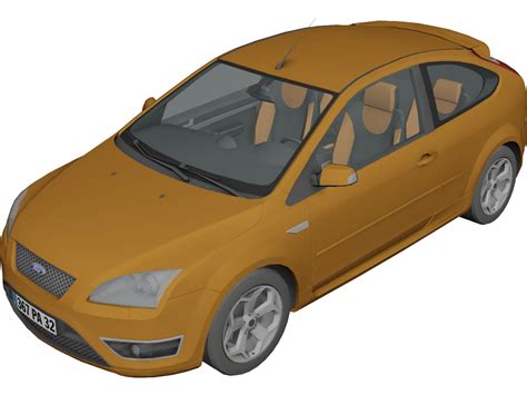 Ford Focus St 3d Model 3dcadbrowser