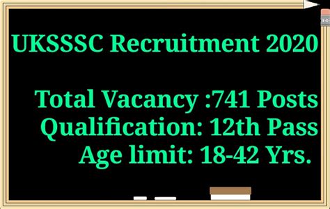 UKSSSC 10 2 Various Post Online Form 2020 UKSSSC ONLINE FORM 2020 10 2