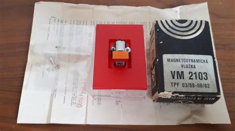 PŘENOSKA TESLA VM 2103 - MAGNETODYNAMICKÁ VLOŽKA | Aukro