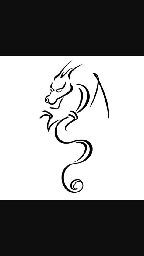 Simple Dragon Tattoo | Small Dragon Tattoos