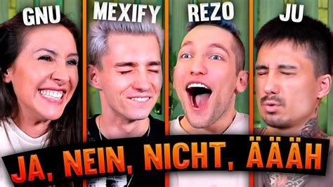 Dumme JA NEIN NICHT Challenge Mit REZO JULIEN GNU Und MEXIFY YouTube