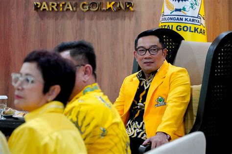 Golkar Siapkan Ridwan Kamil Maju Pikada 2024 Jakarta