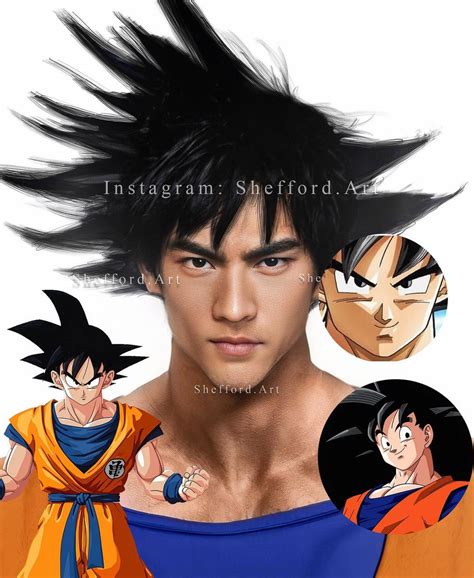 F De Dragon Ball Fez Uma Arte Super Realista Impressionante Do Goku