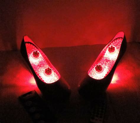 Sexy Deko Led Lampen High Heel Mit Fernbedienung Diverse Programme Wählbar Ebay