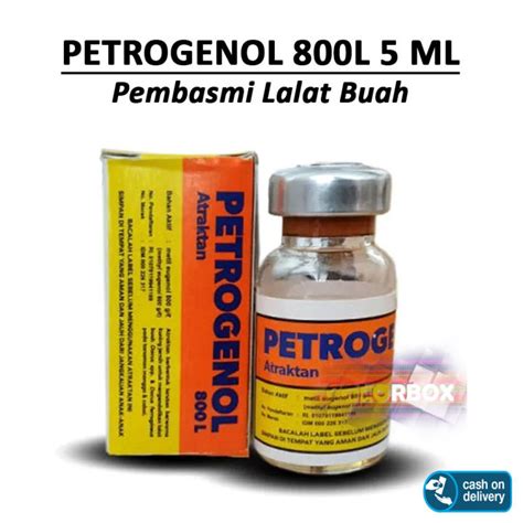 Petrogenol Atraktan 800 L 5 Ml Pembasmi Lalat Buah Pestisida Perangkap