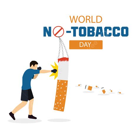 Vector Flat World No Tobacco Day Illustration World No Tobacco Day