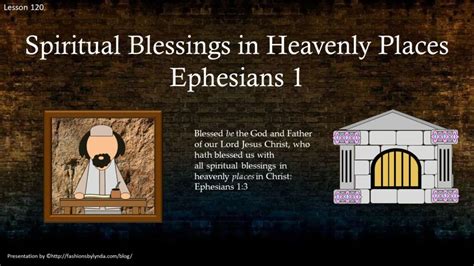 New Testament Seminary Helps Lesson 120 “spiritual Blessings In Heavenly Places” Ephesians 1