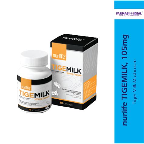 Ready Stocks Nurlife TigeMilk Kapsul Cendawan Susu Harimau Tiger