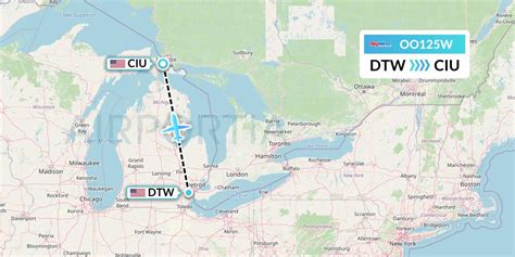 OO125W Flight Status SkyWest Airlines: Detroit to Sault Sainte Marie (SKW125W)