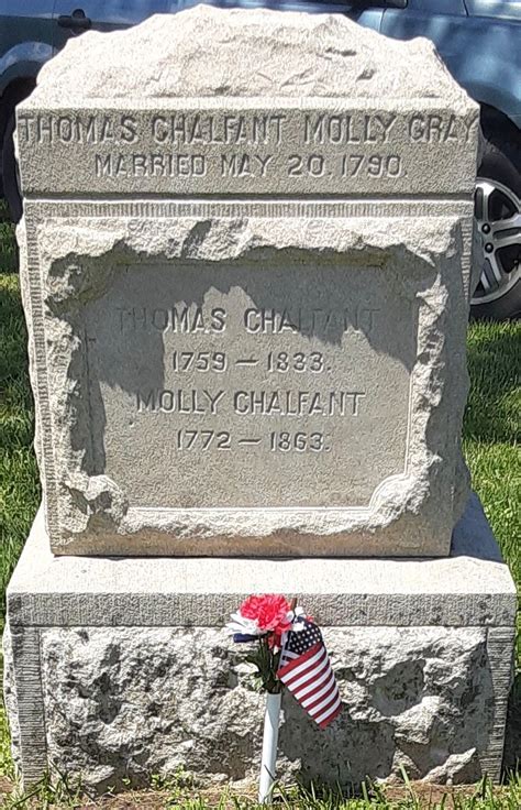 Mary Molly” Gray Chalfant 1772 1863 Find A Grave Memorial