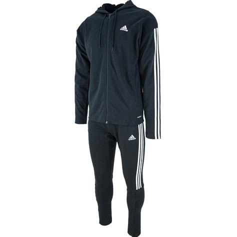 Trainingspak Adidas Sportswear Ribbed Insert Zwart Mannen Adidas