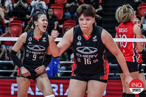 Pvl Laure Sisters Pace Chery Tiggo In Crucial Win Over Cignal