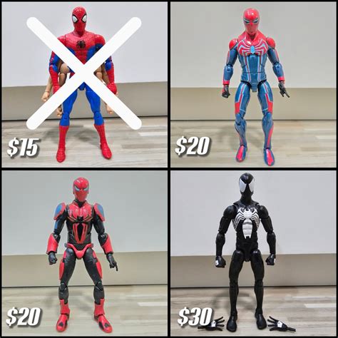 Marvel Legends Six Arm Spider Man Velocity Armoured Spidey Black