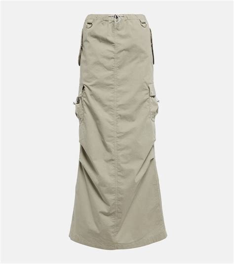 Low Rise Cotton Maxi Skirt In Beige Coperni Mytheresa Maxi Skirt